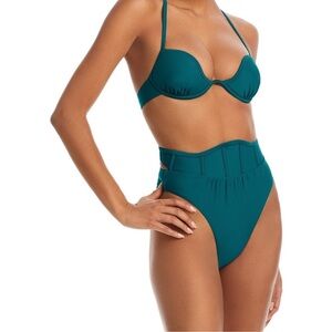 Andrea Iyamah “GURA” bikini teal